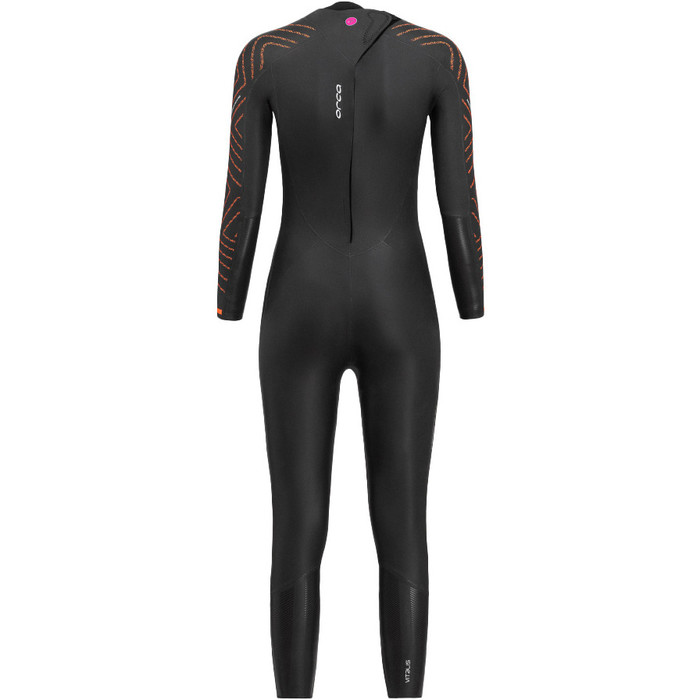 2024 Orca Womens Vitalis TRN Back Zip Open Water Swim Wetsuit NN684601 -  Black